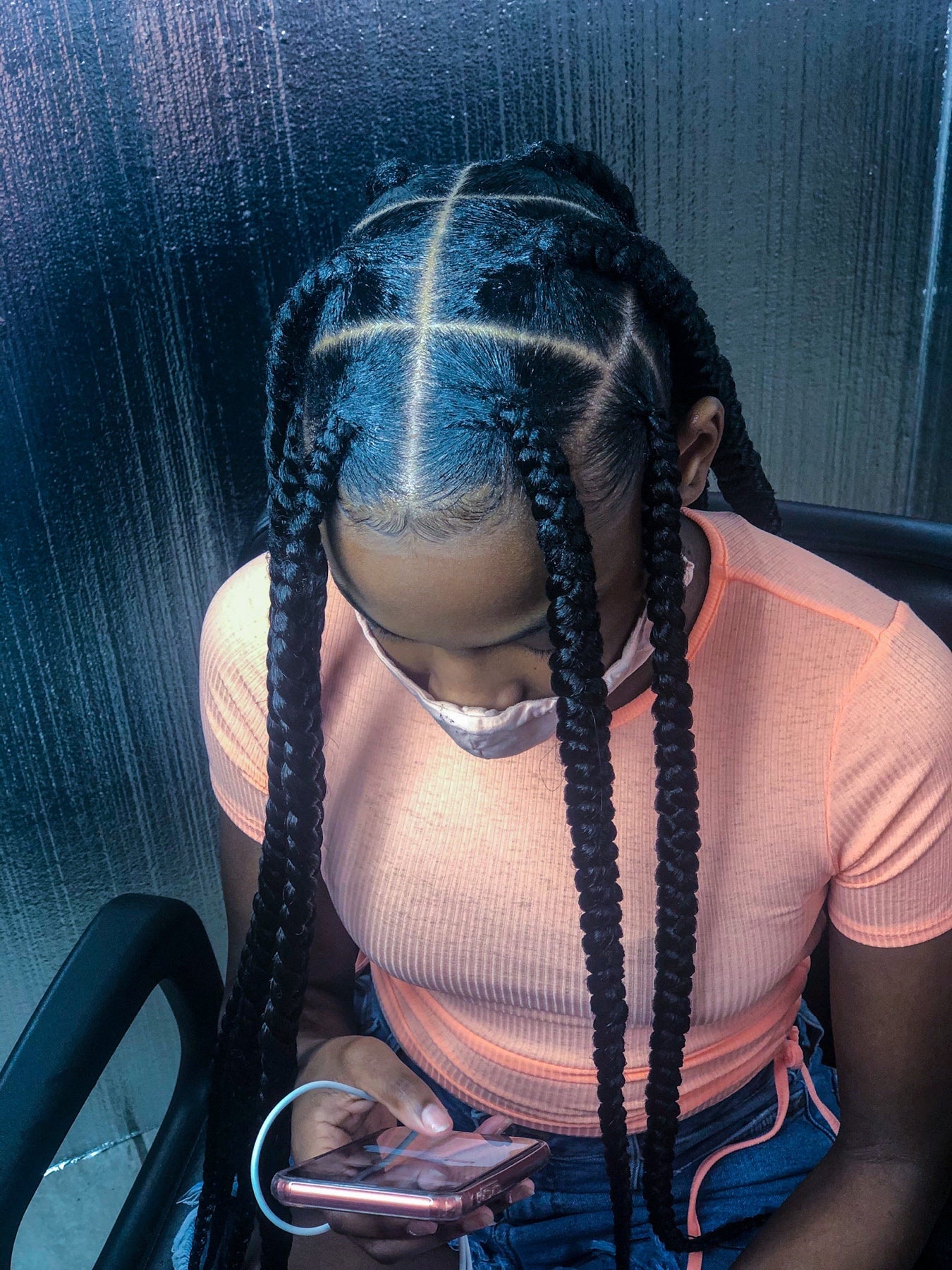 Knotless braids