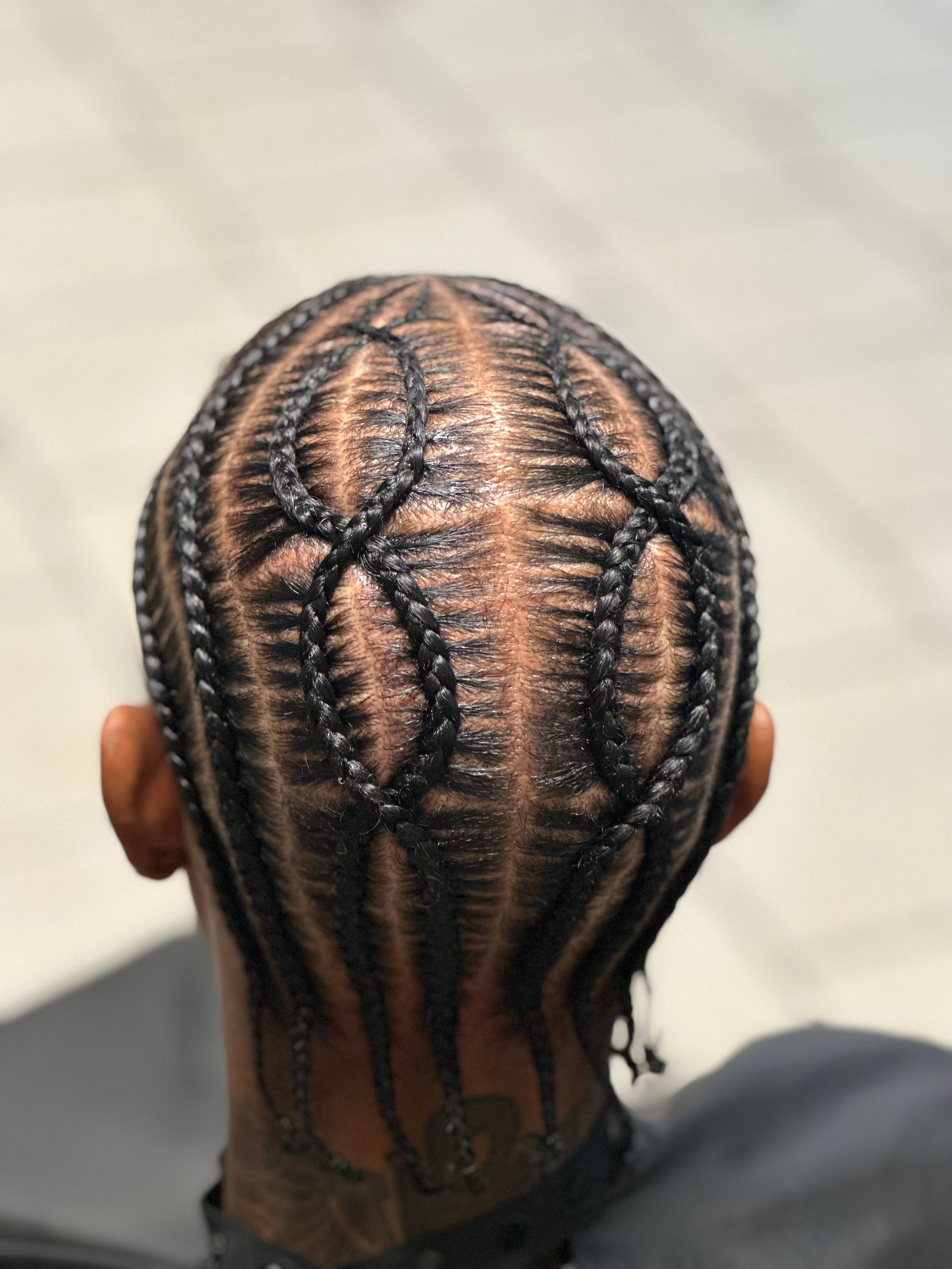Pin by braidsbyjackie on Braids man bun | Cornrow hairstyles for men, Boy braids  hairstyles, Braids with fade