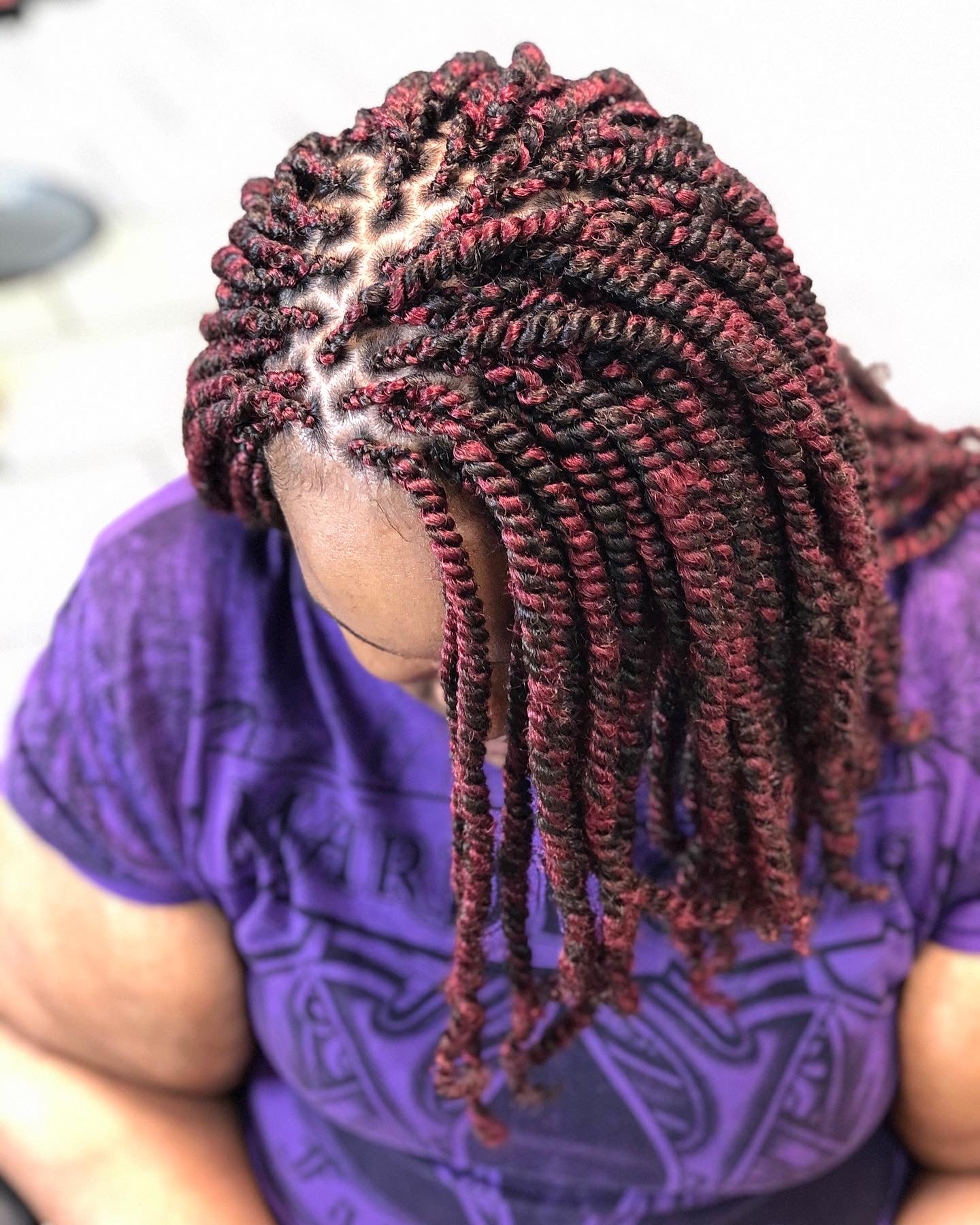 Multi colored Marley twists  Natural hair styles, Marley twists, Hair  styles