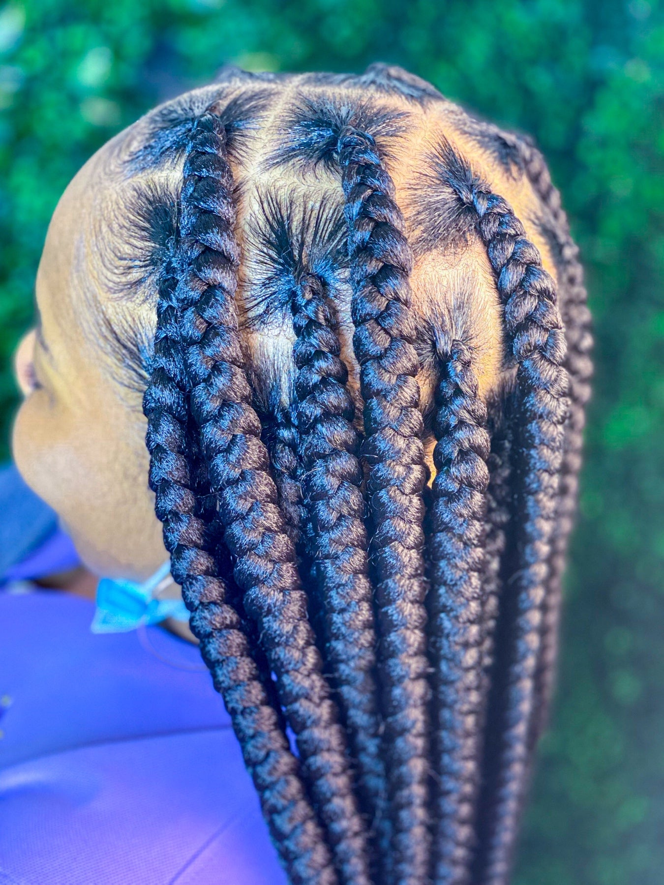 Knotless braids