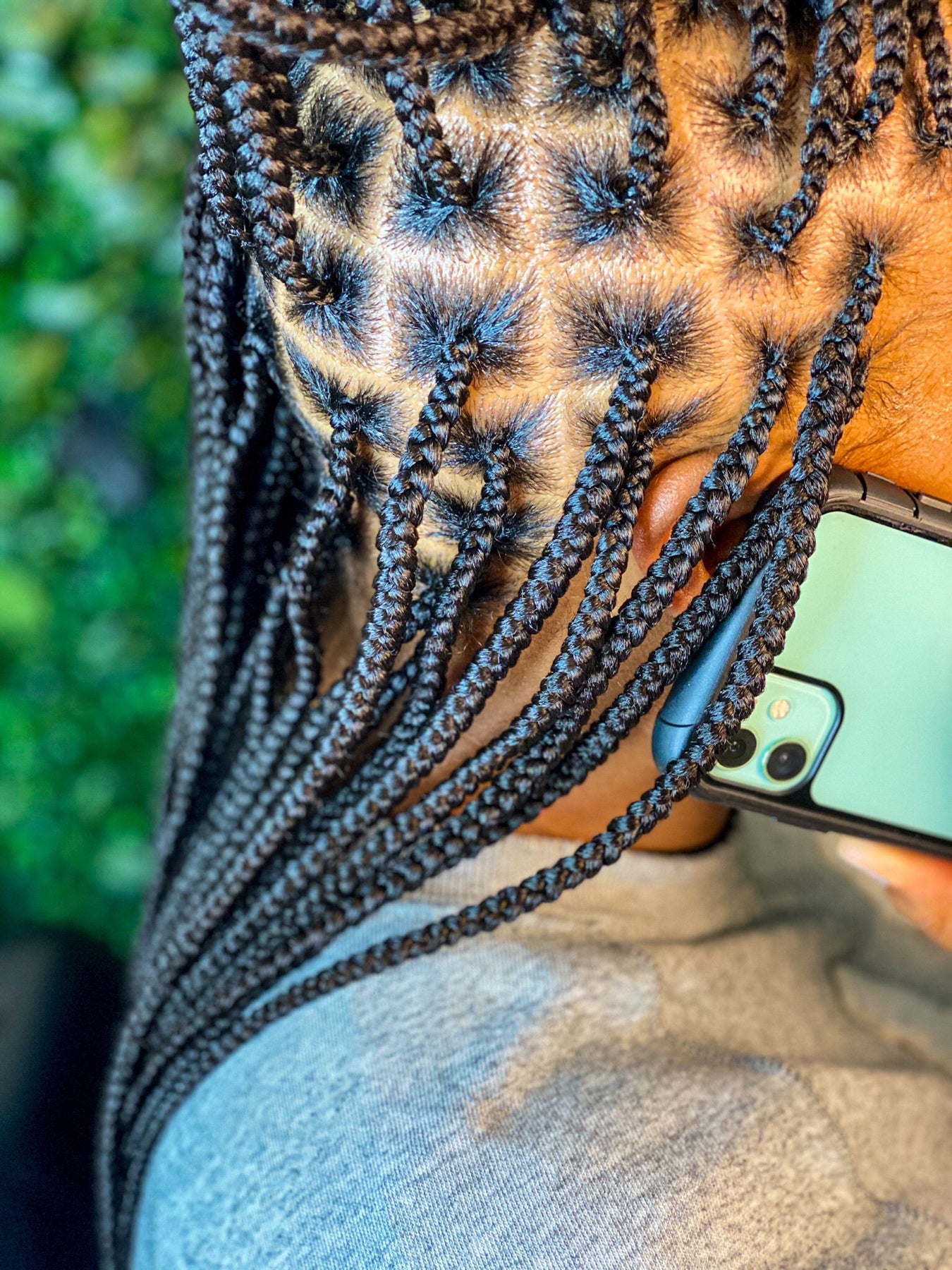 Knotless braids