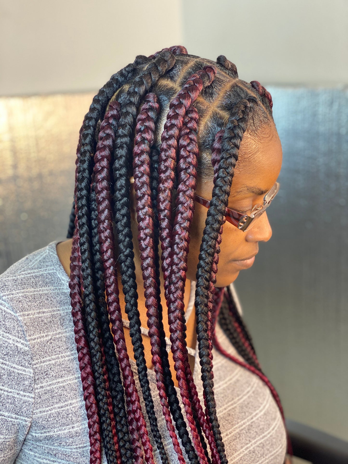 Knotless braids